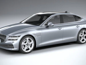 Генезис G80 2021 3D Модель