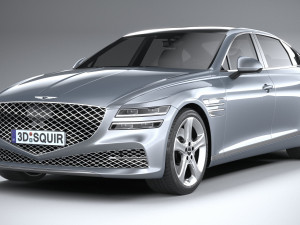 Genesis G80 2021 3D Модель