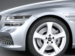 Genesis G80 2021 3D Модель