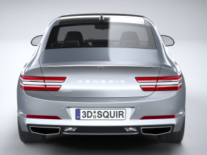 Genesis G80 2021 3D Модель