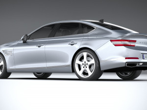 Genesis G80 2021 3D Модель