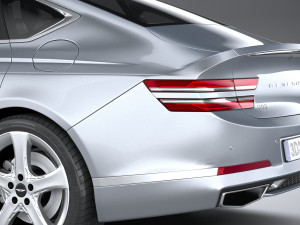 Genesis G80 2021 3D Модель