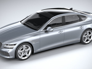 Genesis G80 2021 3D Модель