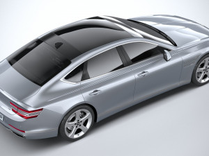 Genesis G80 2021 3D Модель