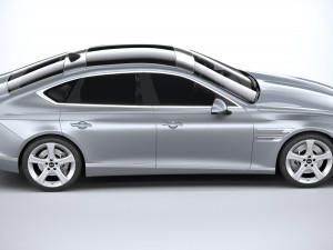 Genesis G80 2021 3D Модель