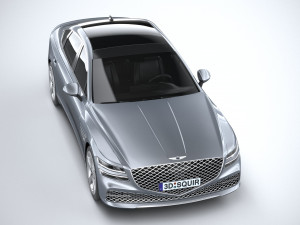 Genesis G80 2021 3D Модель