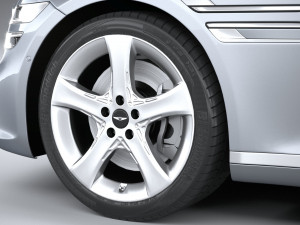 Genesis G80 2021 3D Модель
