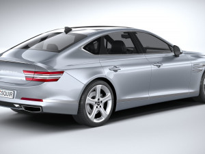 Genesis G80 2021 3D Модель