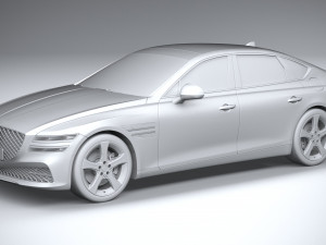 Genesis G80 2021 3D Модель