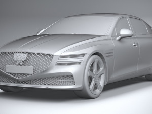 Genesis G80 2021 3D Модель