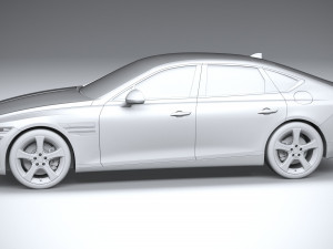 Genesis G80 2021 3D Модель