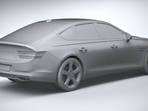 Genesis G80 2021 3D Модель