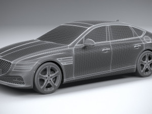 Genesis G80 2021 3D Модель