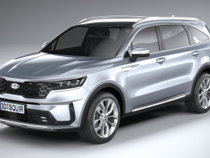 Kia Sorento 2021 3D 模型