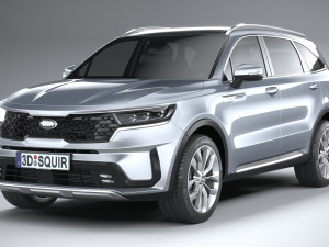 Kia Sorento 2021 3D 模型