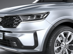 Kia Sorento 2021 3D 模型