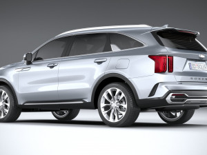 Kia Sorento 2021 3D 模型