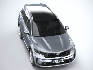 Kia Sorento 2021 3D 模型