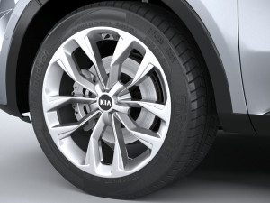 Kia Sorento 2021 3D 模型