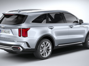 Kia Sorento 2021 3D 模型