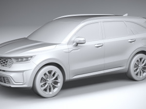 Kia Sorento 2021 3D 模型