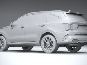 Kia Sorento 2021 3D 模型