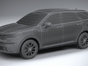 Kia Sorento 2021 3D 模型