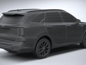 Kia Sorento 2021 3D 模型