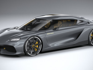 Koenigsegg Gemera 2021 3D Model