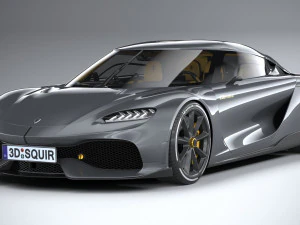 Koenigsegg Gemera 2021 3D Model