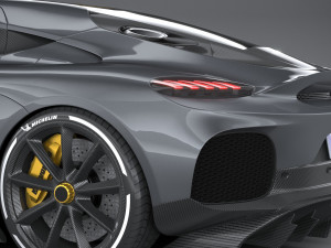 Koenigsegg Gemera 2021 3D Model