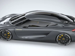 Koenigsegg Gemera 2021 3D Model