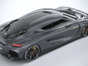 Koenigsegg Gemera 2021 3D Model