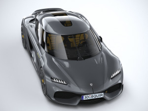Koenigsegg Gemera 2021 3D Model