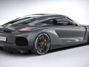 Koenigsegg Gemera 2021 3D Model