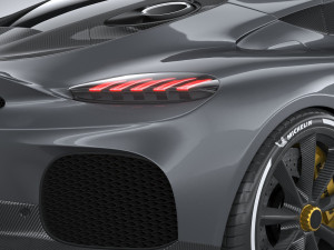 Koenigsegg Gemera 2021 3D Model