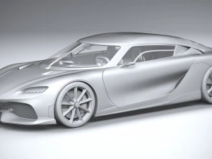 Koenigsegg Gemera 2021 3D Model