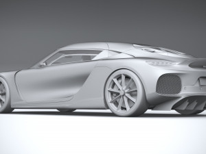 Koenigsegg Gemera 2021 3D Model