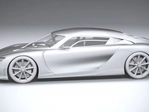 Koenigsegg Gemera 2021 3D Model