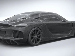 Koenigsegg Gemera 2021 3D Model