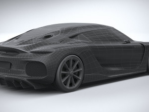 Koenigsegg Gemera 2021 3D Model