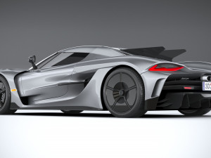 Koenigsegg Jesko Absolut 2020 Model 3D