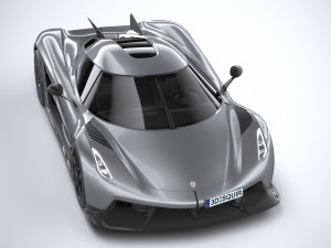 Koenigsegg Jesko Absolut 2020 Model 3D