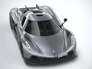 Koenigsegg Jesko Absolut 2020 3D Model