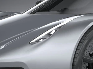 Koenigsegg Jesko Absolut 2020 3D Model