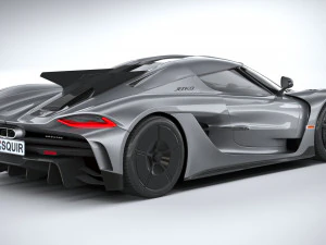 Koenigsegg Jesko Absolut 2020 3D Model
