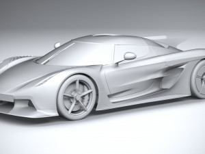 Koenigsegg Jesko Absolut 2020 Model 3D