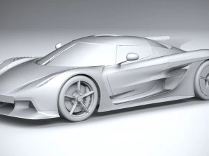 Koenigsegg Jesko Absolut 2020 3D Model