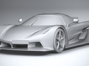 Koenigsegg Jesko Absolut 2020 Model 3D
