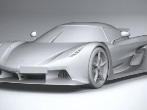 Koenigsegg Jesko Absolut 2020 3D Model